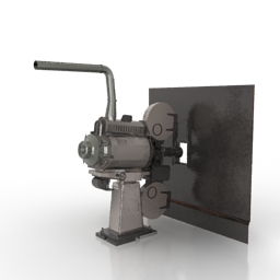 old projector 3D Model Preview #1eda6976