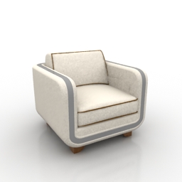 3D Armchair preview