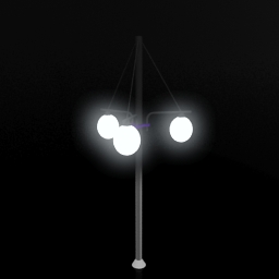 3D Lamppost preview