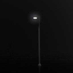 3D Lamppost preview