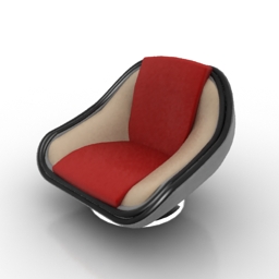 3D Armchair preview