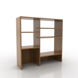 3D Bookcase preview