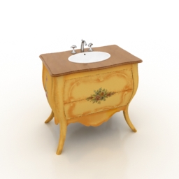 washstand 3D Model Preview #477a467d
