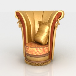 3D Armchair preview