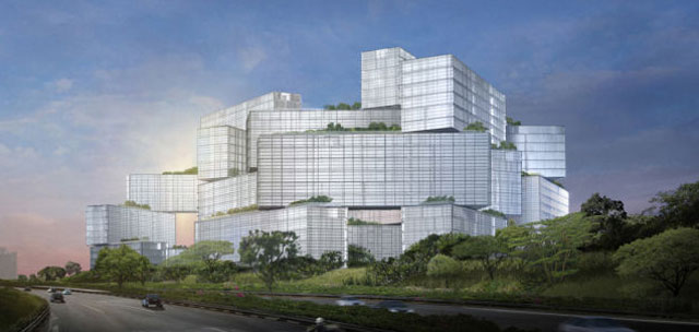 Shaping up downtown Singapore