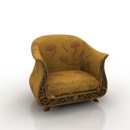 3D Armchair preview