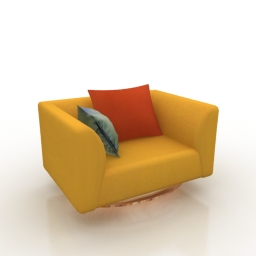 3D Armchair preview
