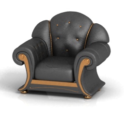 3D Armchair preview