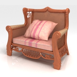3D Armchair preview