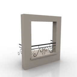 balcony 3D Model Preview #b9a634de