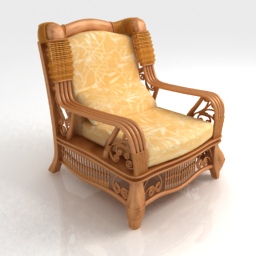 3D Armchair preview