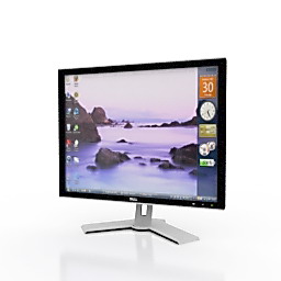 dell screen 3D Model Preview #1e316609