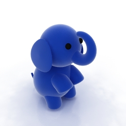 3D Elephant preview