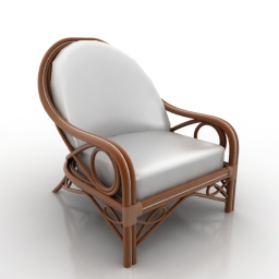 3D Armchair preview