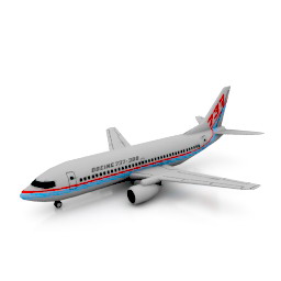 boing 747 3D Model Preview #9d519310