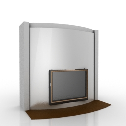 3D Fireplace preview