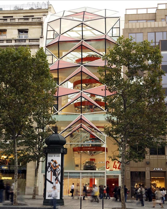Citroen showroom, Paris, France