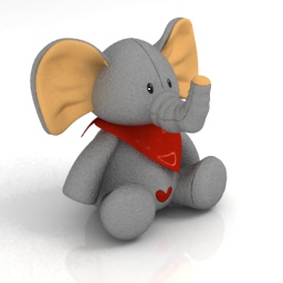 3D Elephant preview