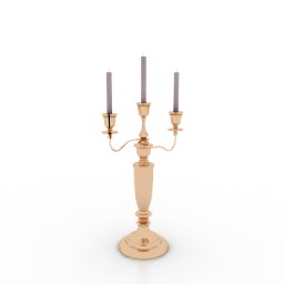 3D Candle preview