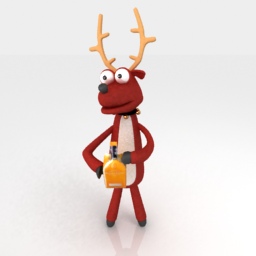 3D Deer preview