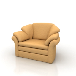 3D Armchair preview
