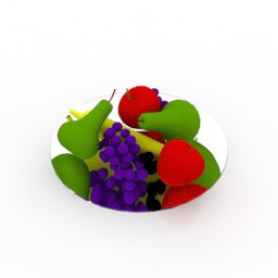 3D Fruits preview