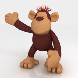 3D Monkey preview