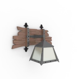 3D Sconce preview
