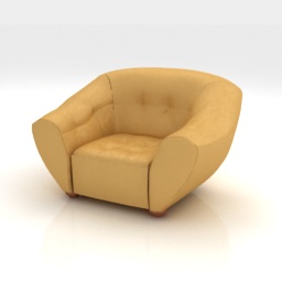 3D Armchair preview