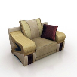 3D Armchair preview