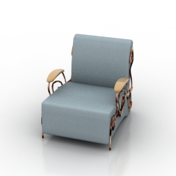 3D Armchair preview