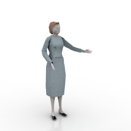 woman 1 3D Model Preview #5908c747