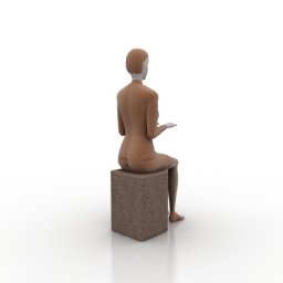 woman 2 3D Model Preview #d9845645