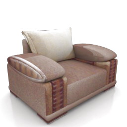 3D Armchair preview