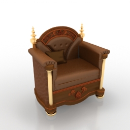3D Armchair preview
