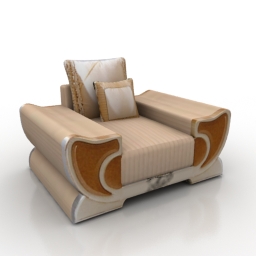 3D Armchair preview