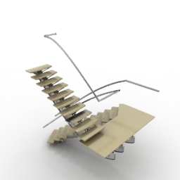 stairs 1 3D Model Preview #b5bda678