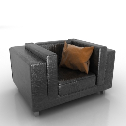 3D Armchair preview