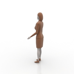 woman 3D Model Preview #ef6441be