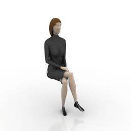 woman 4 3D Model Preview #0908d1f6