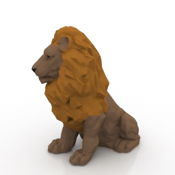 lion 3D Model Preview #ce7e3456