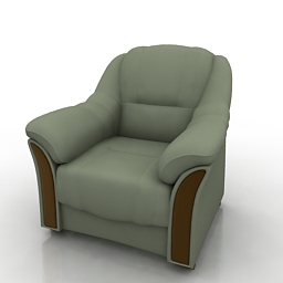 3D Armchair preview