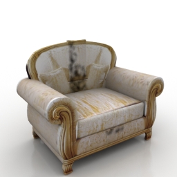 3D Armchair preview