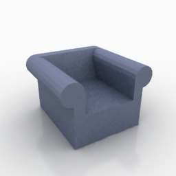 3D Armchair preview