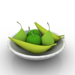 3D Fruits preview