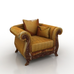 3D Armchair preview