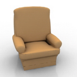 3D Armchair preview
