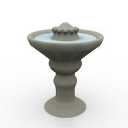 fountain 3D Model Preview #b66de168