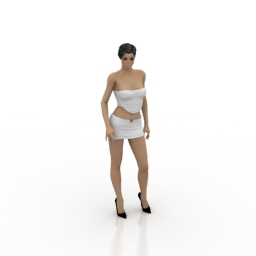 woman 3D Model Preview #adcc626b
