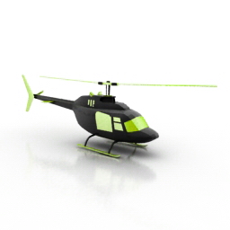 helicopter 3D Model Preview #9ba6d171